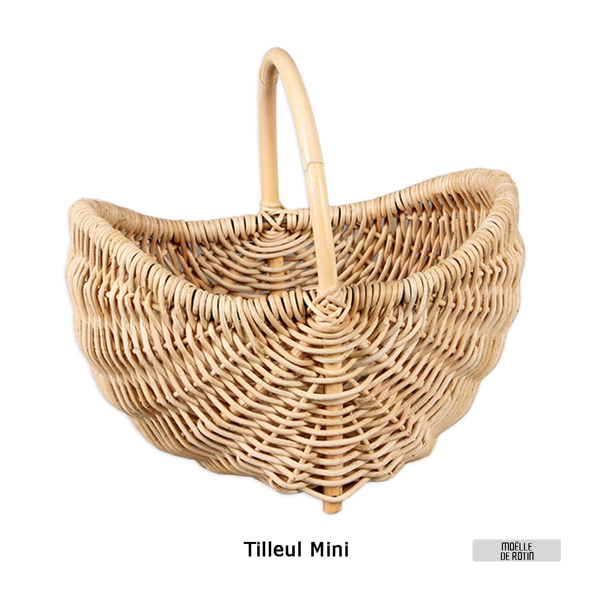Panier Vélo Nantucket – Osier, Rotin, Cuir – Couleur Marron (occasion)