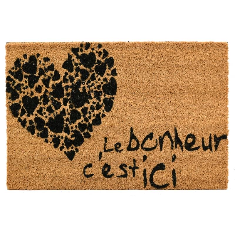 paillasson coco coeur